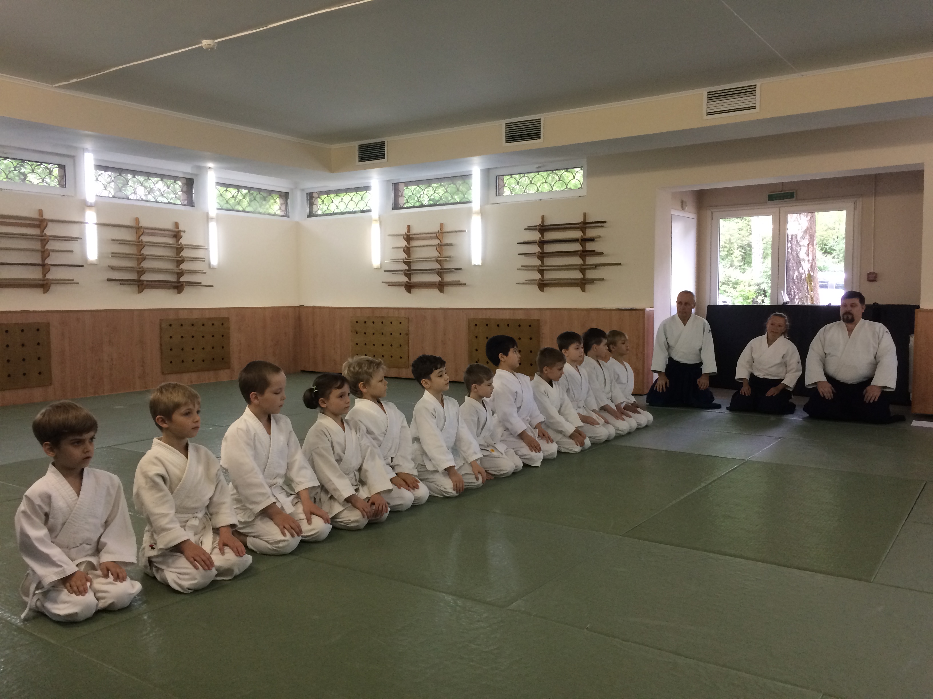 аттестационный экзамен по айкидо на 10 кю, Монаенкова Лариса, клуб айкидо на Таганке